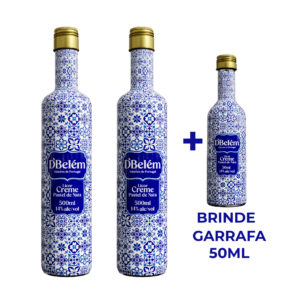 DG LICENCIAMENTOS - DBELEM - LICOR CREME PASTEL DE NATA - 500ML-01-2un mais brinde garrafa 50ml
