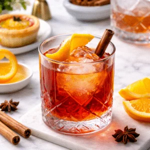 Negroni com licor de pastel de Nata - D'Belém